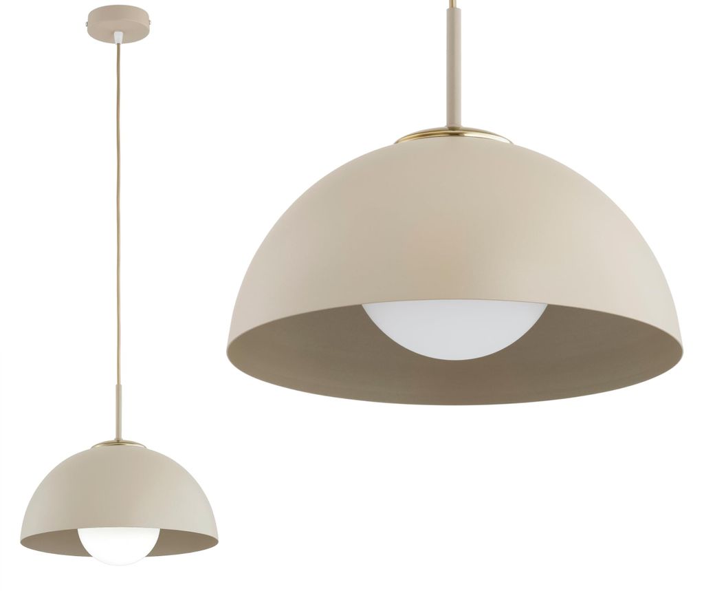 KAR-LIGHTING Pendellampe 1-flammig Beige – Cosmo Ecru Produktbild 