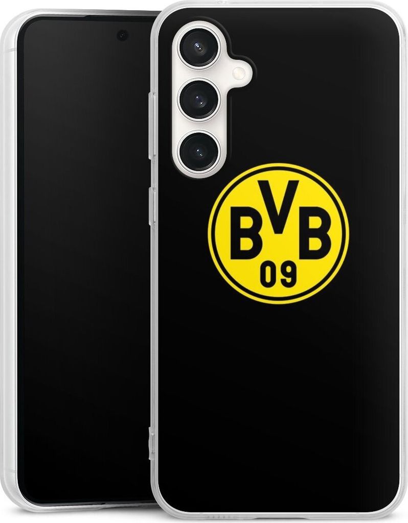 DeinDesign Handyhülle für Samsung Galaxy S23 FE Silikon Hülle Case Smartphone Schutzhülle BVB Borussia Dortmund Logo