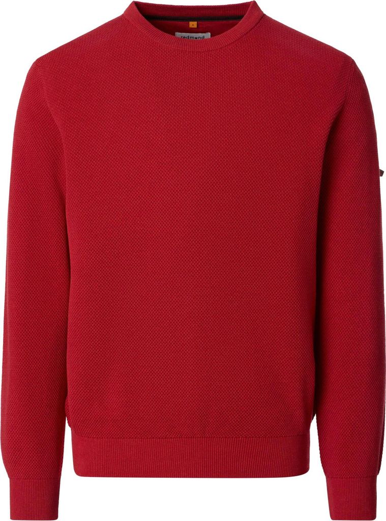 REDMOND Casual Herren Strick-Pullover Rundhals Comfort Terra 6XL