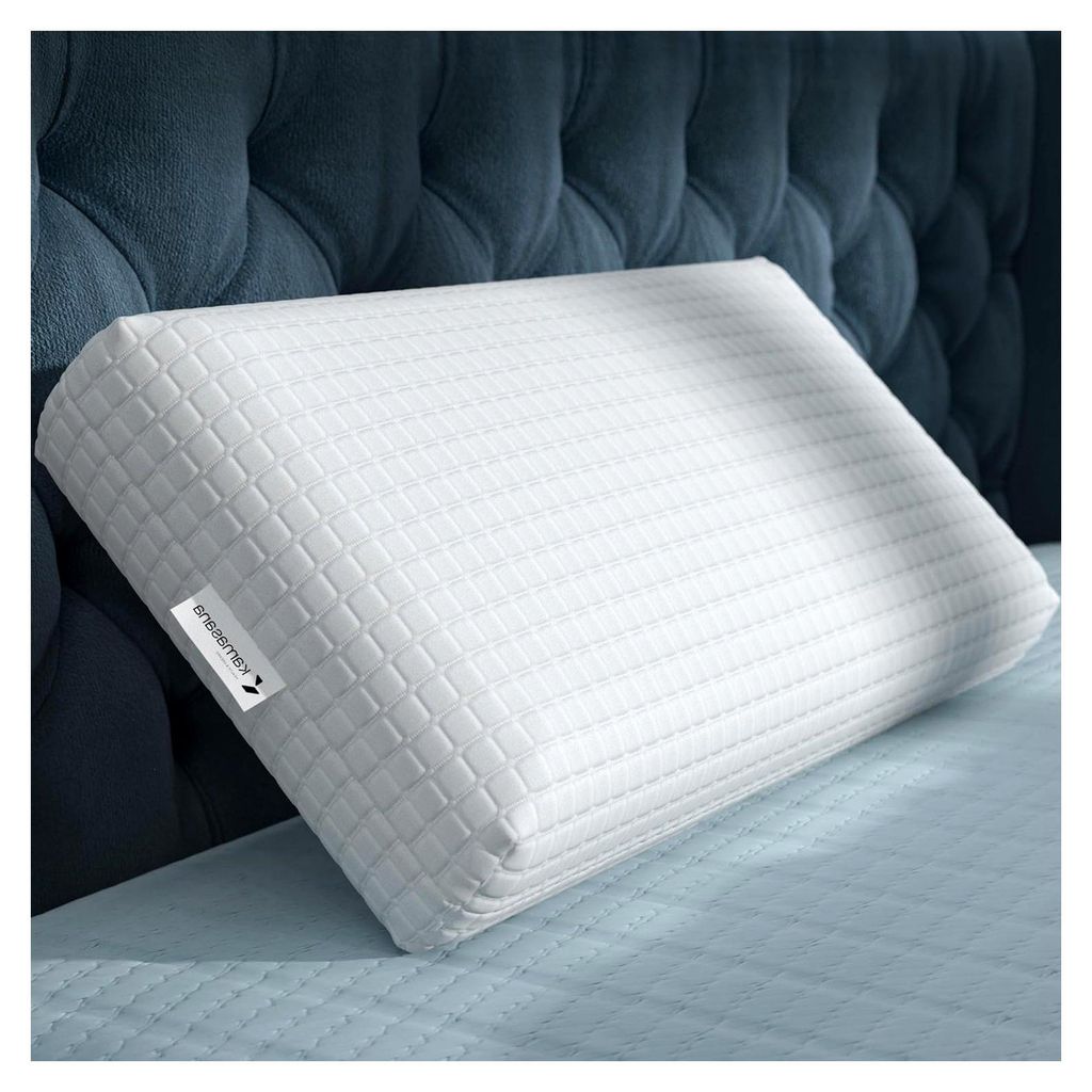 Seitenschläferkissen 40 x 80 cm, Höhe 16 cm – Orthopädisches Nackenstützkissen aus Memory Foam – Ergonomisches Kissen mit weicher und feste...
