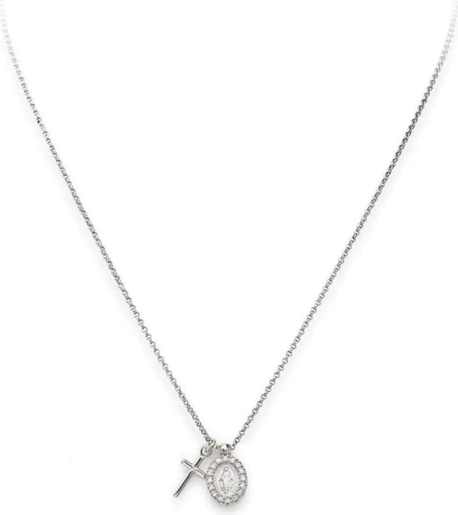 Sautoir en Argent 925 Amen CLCMZBF : Collier Chic avec Pendentif
