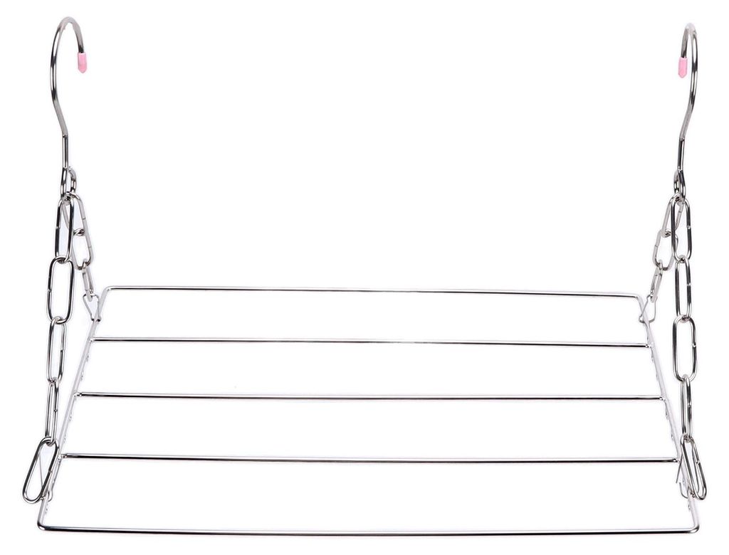 Wäscheständer aus Edelstahl, multifunktional, zum Aufhängen von silberner Kleidung für Handtücher, Socken, ohne Clip, 40 cm