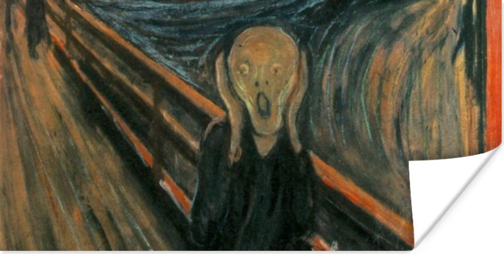 MuchoWow Poster Der Schrei - Edvard Munch 120x60 cm - Bild
