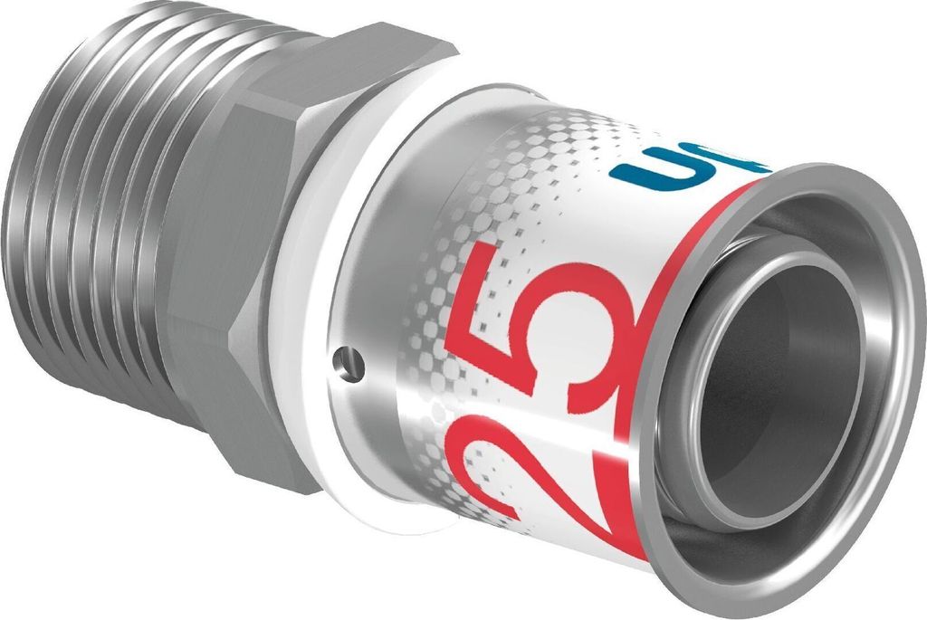 UPONOR S-Press PLUS, prechodová vsuvka, 25, R1"MT, 1 ks. Obrázok produktu 