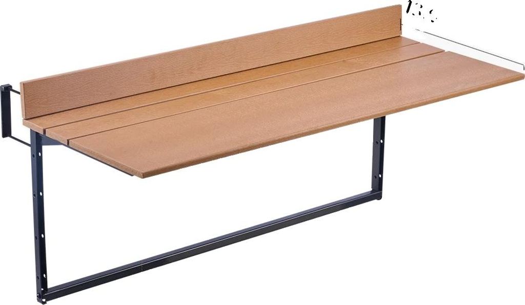 Balkon-Hängetisch, Edelstahlhalterung, verstellbare Produktbild 