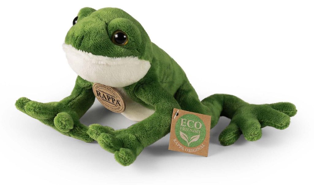 Plüschfrosch 15 cm umweltfreundlich Produktbild 
