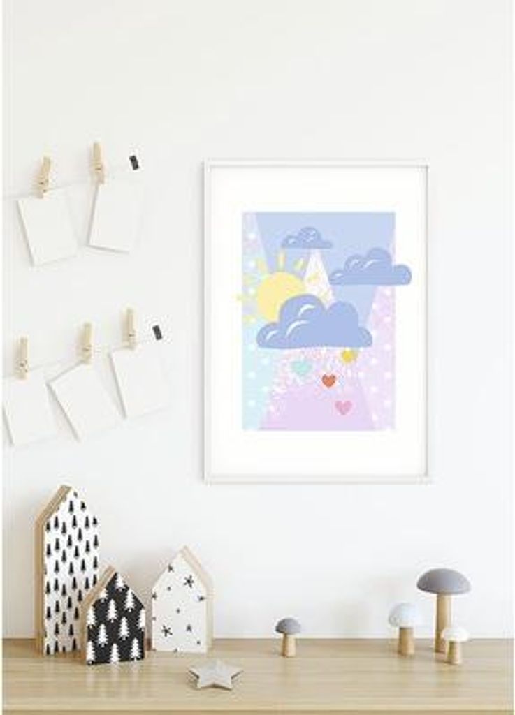 Poster Winnie the Pooh Clouds 40x50 cm