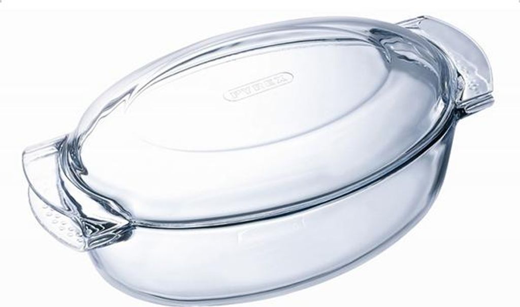 Casseruola Ovale Con Coperchio Lt5,8 Immagine del prodotto 