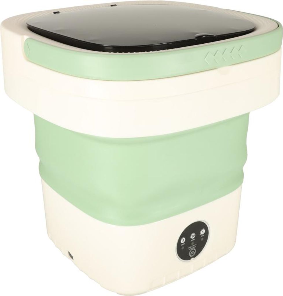 Mini lavatrice portatile pieghevole 12L verde Immagine del prodotto 