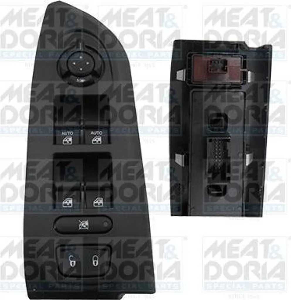 Remplacer bouton vitre cassé Fiat 500X avec commutateur 735698504