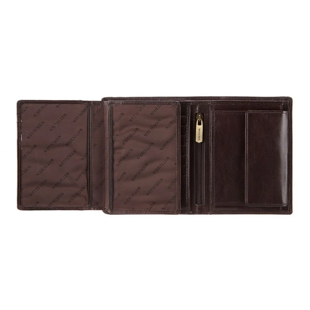 Portefeuille Arizona 13x11cm avec Multiples Compartiments et Finition Cuir