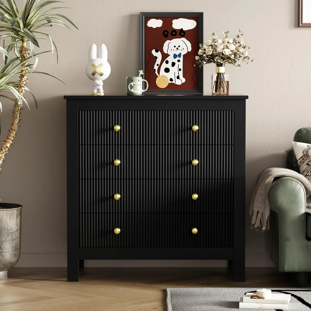 Credenza Sweiko Moderna: Ante Speciali e Maniglie Oro | Design Esclusivo