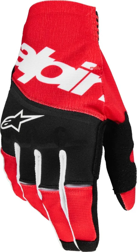 Gants Techstar Alpinestars Grip Optimal Noir Rouge - Protection Moto 2XL