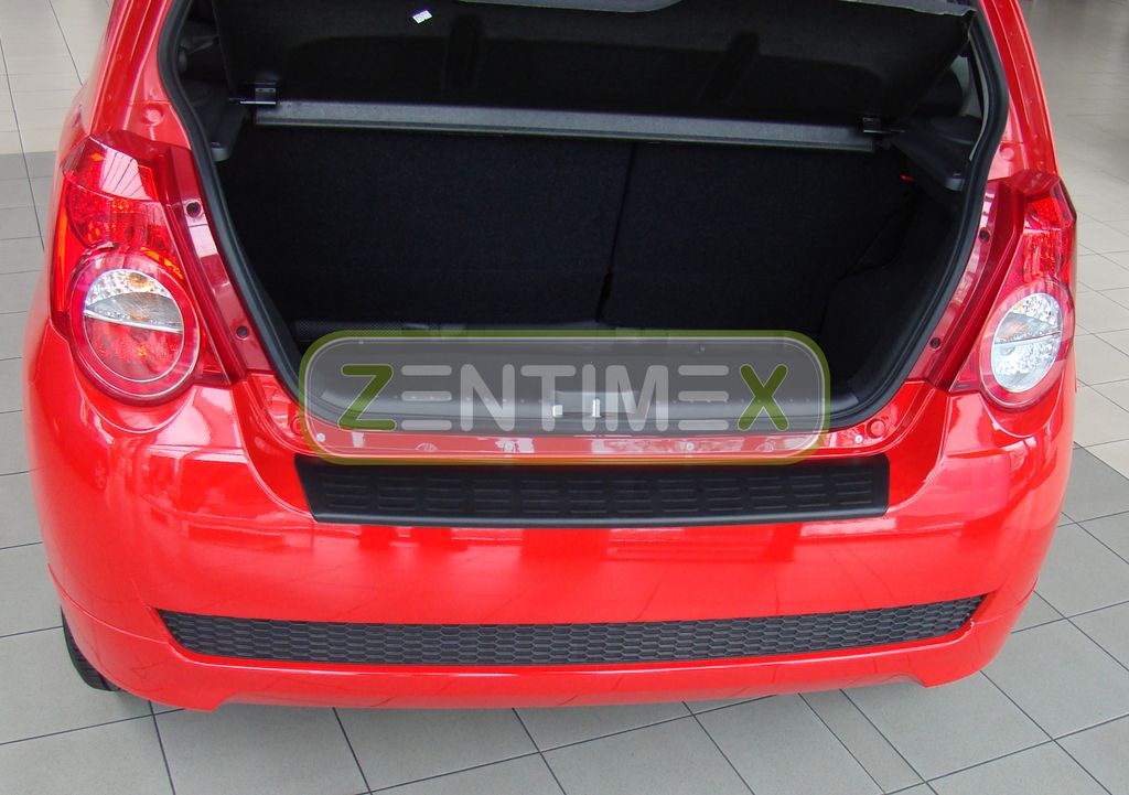 Ladekantenschutz kompatibel mit Chevrolet Aveo 1 T250 2008-2011 Schrägheck Hatchback 3-türer