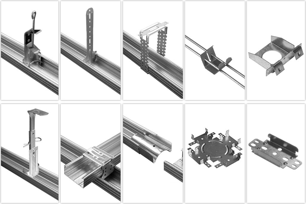 HEXIM CD 60/27 Zubehör - Deckenabhänger & Verbinder Trockenbau Profile (10 Stück Sicherheitsquerverbinder) Decke abhängen Querverbindung Rigips
