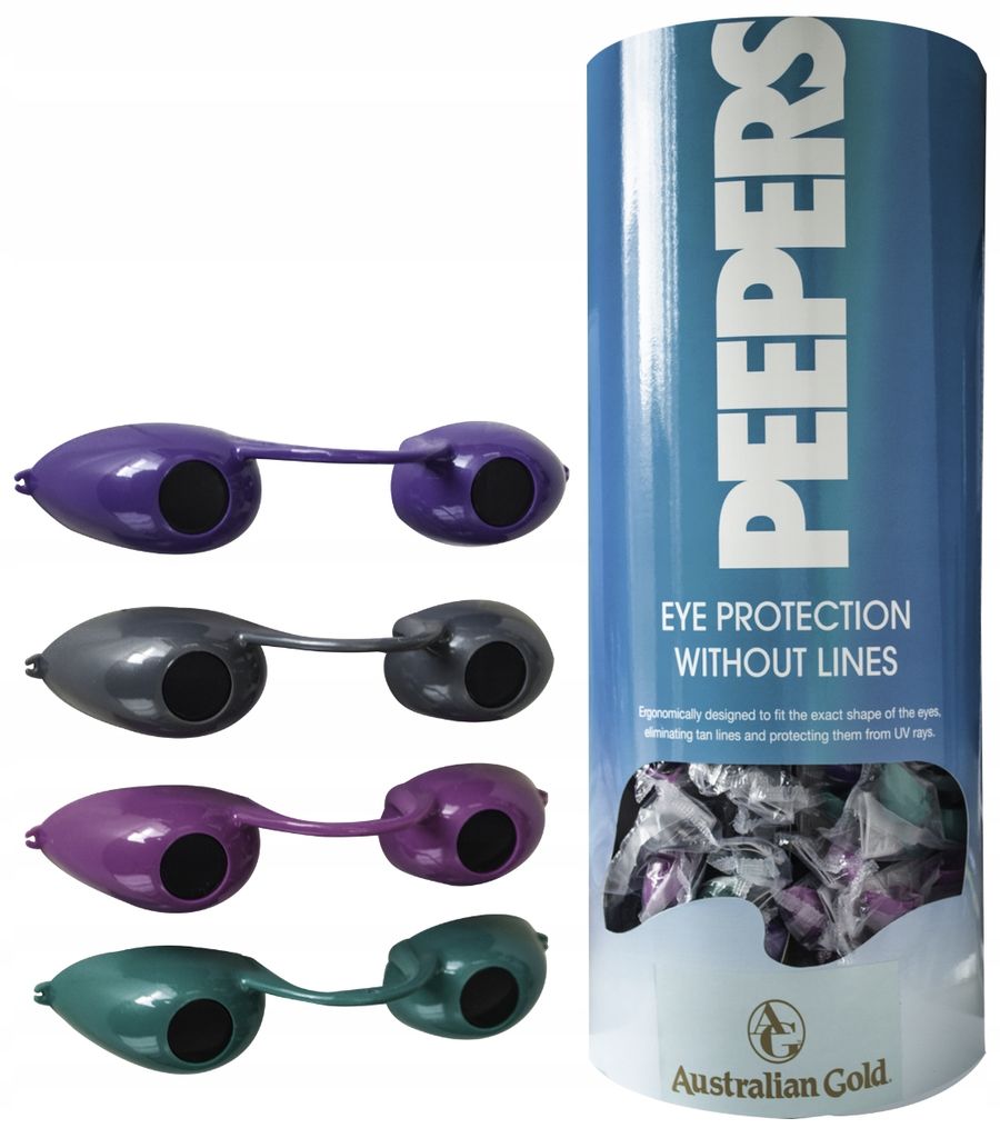 Australische Goldglamor-Peepers für UV-UVB-Sonnenbaden