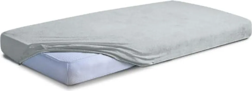 Drap housse éponge PREMIUM Gris 60x120x10 cm à élastique renforcé - 2