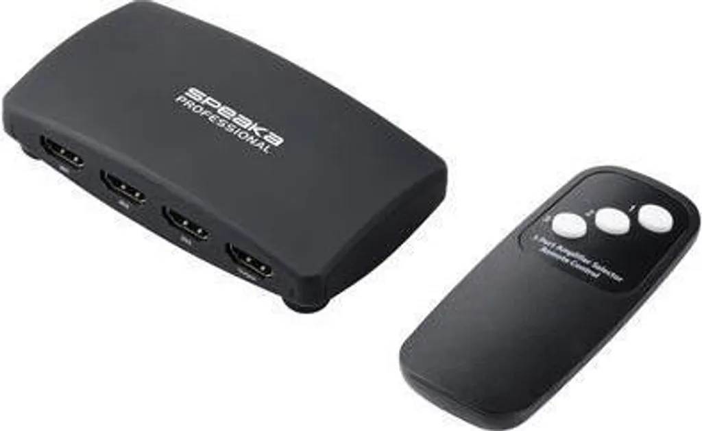 Commutateur HDMI 8K SpeaKa Professional SP-HDS-200 3 ports avec télécommande