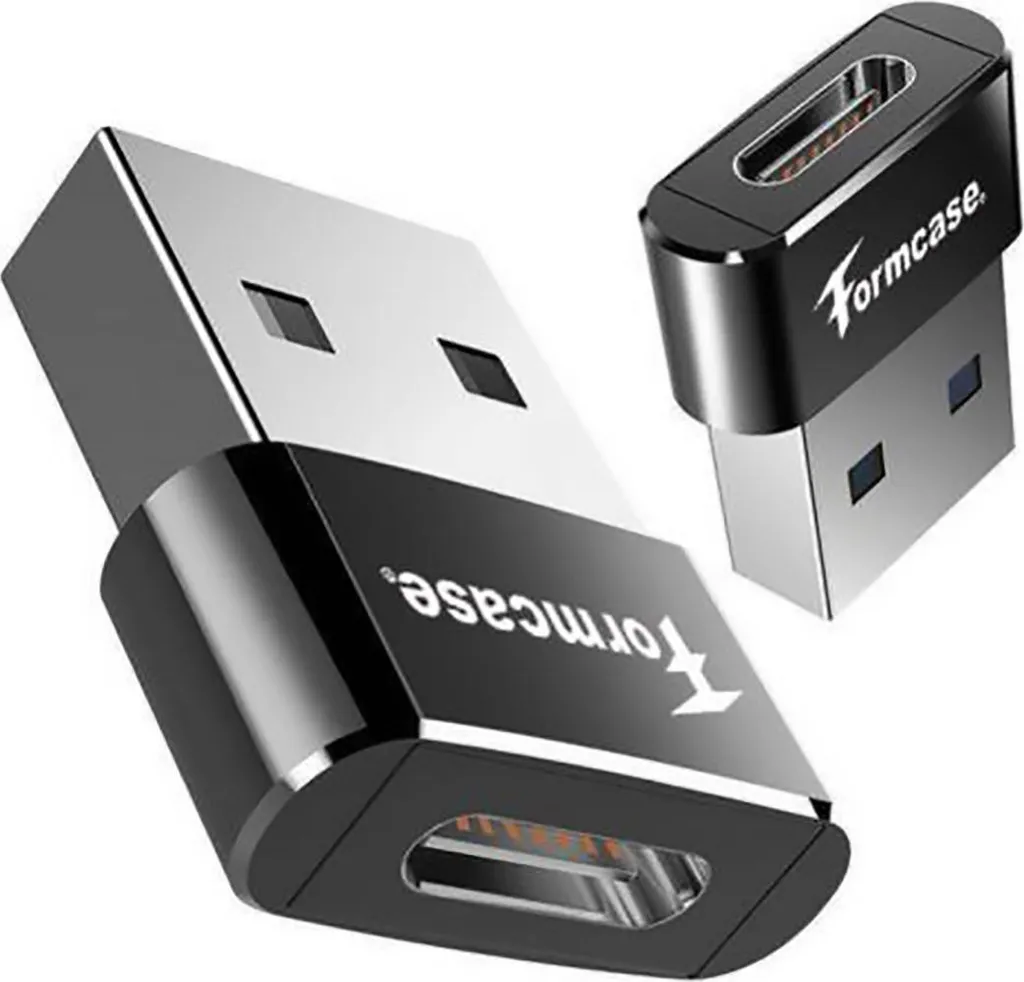 Convertisseur USB C vers USB A Formcase - Adaptateur OTG Argent pour Mac