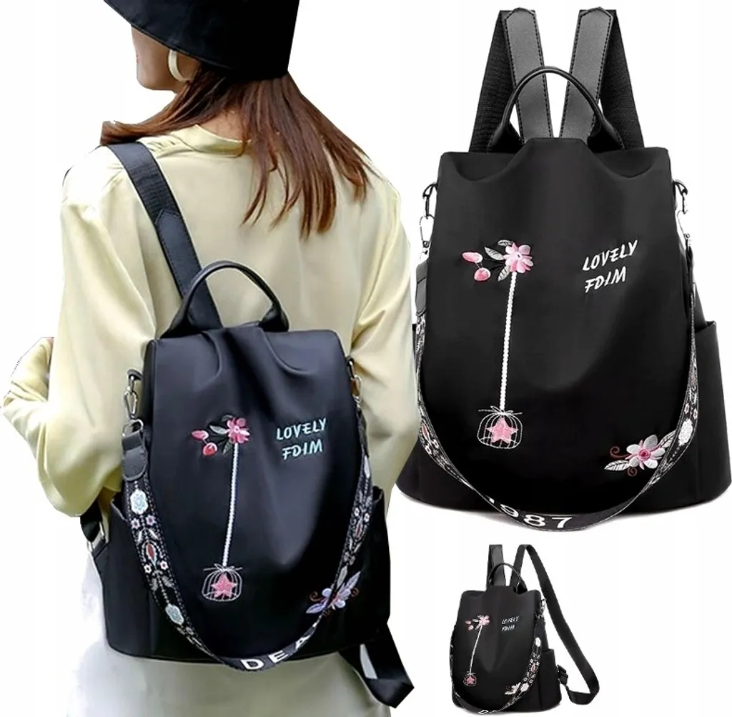 Zaino Viaggio Donna Moderno Floreale - Zaino Urbano Sportivo Laptop