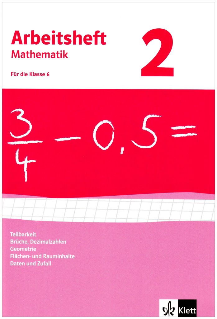 Arbeitsheft Mathematik 2. Neubearbeitung. Arbeitsheft mit Produktbild 