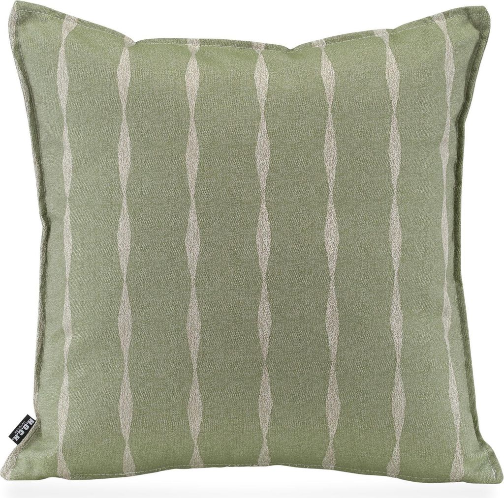 H.O.C.K. Loana Outdoor Wendekissen 50x50cm mit Biese col. 96 lindgrün grün sunny