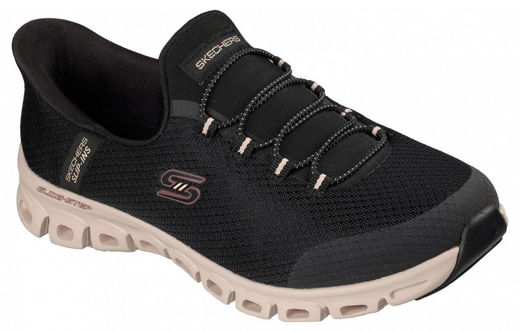 Skechers Glide Step Slip In Sportschuh Schwarz Produktbild 