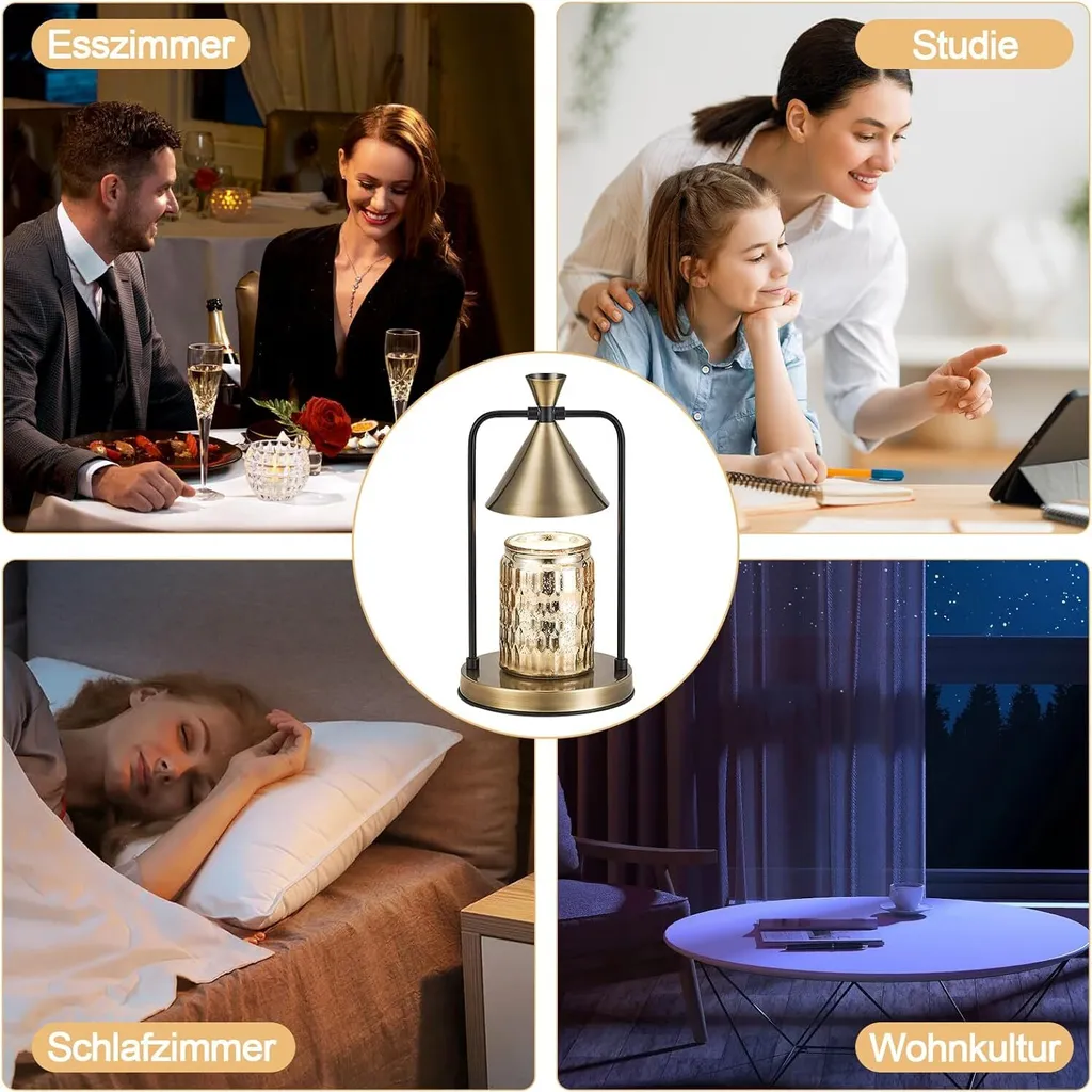 Chauffe-bougie or programmable avec variateur de lumière et chaleur - 3