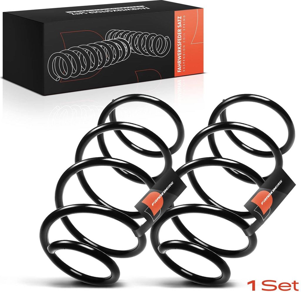 Frankberg 2x Fahrwerksfeder Vorderachse für BMW 1er E81 E87 E82 3er E90 E93 E92 E91 2004-2013