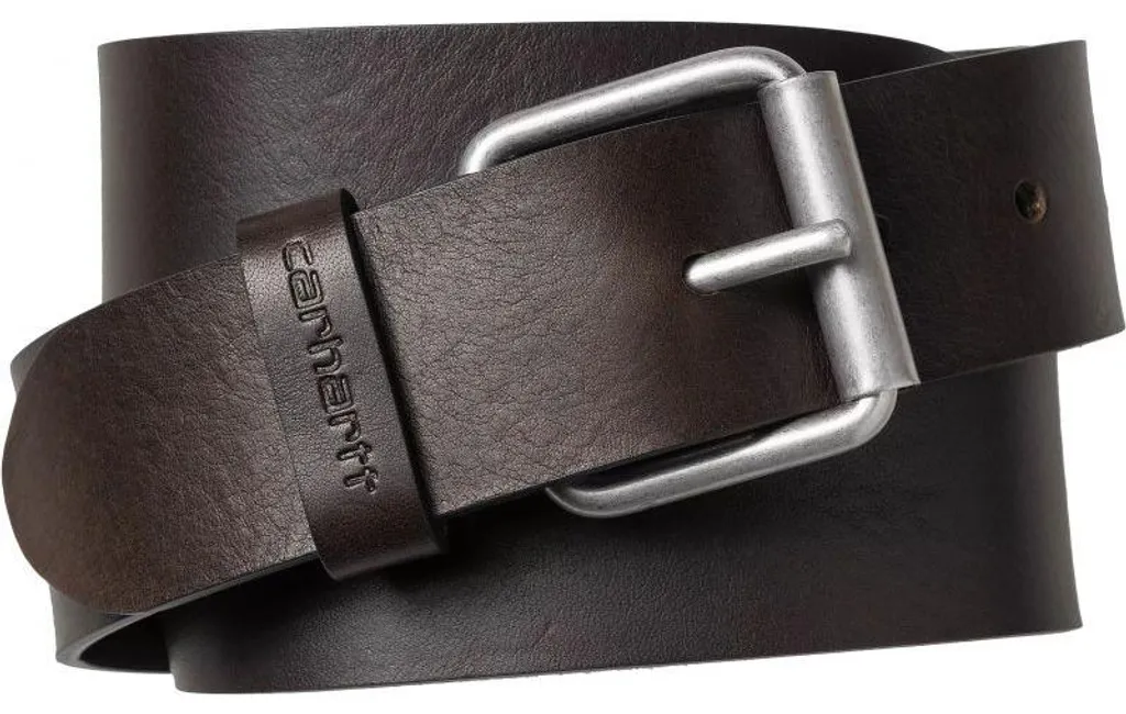 Ceinture Carhartt WIP Script Liberica Gun Metal Taille M - Accessoire Robuste
