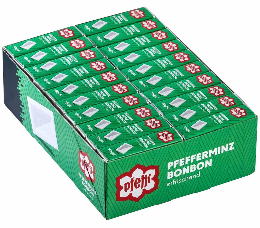 Cukierki miętowe Pfeffi, opakowanie 100 sztuk Zdjęcie produktu 