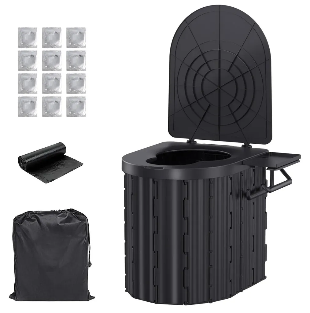 Toilettes de camping pour van et randonnée, modèle pliable et robuste