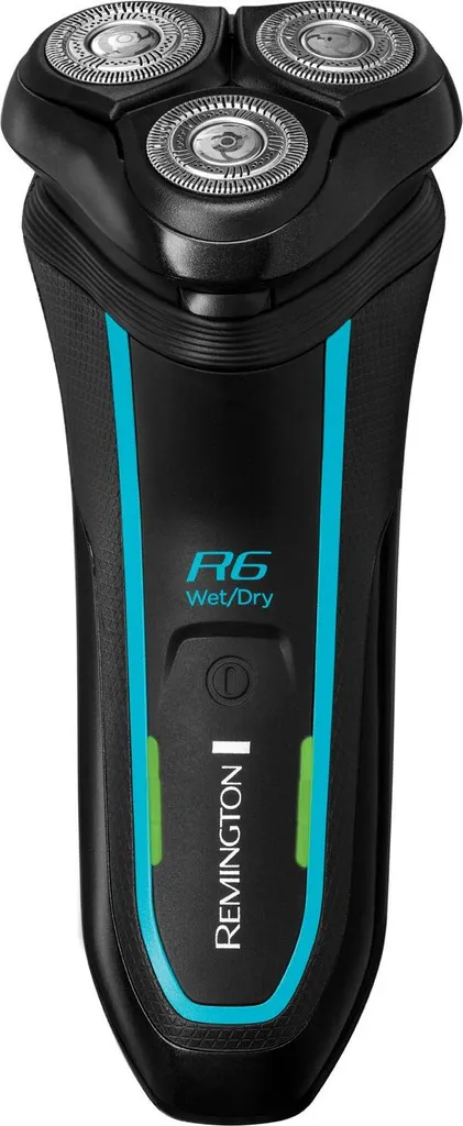 Remington R6000 Rasoir Électrique Homme Rotatif Noir et Bleu Sans Fil