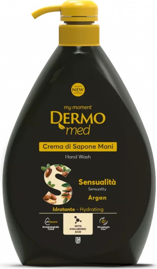Dermomed Mydło W Płynie Pompka 1L Argan.. Zdjęcie produktu 