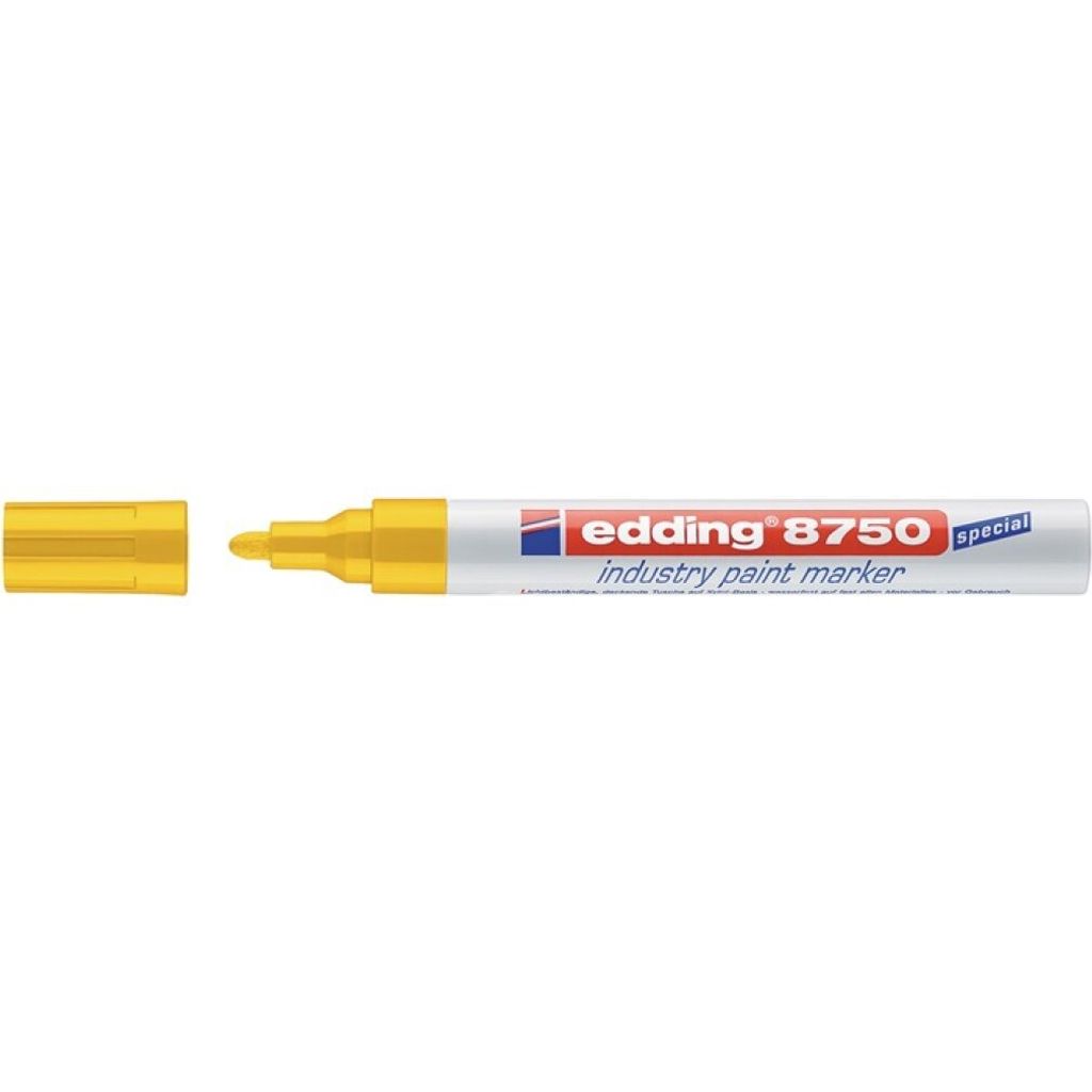 edding 8750 Industrie lakstift, geel Productafbeelding 