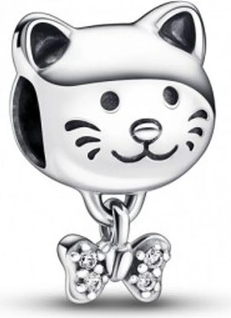 Scheda Tecnica Charm Pandora Gatto e Fiocco | Argento 925 792255C01
