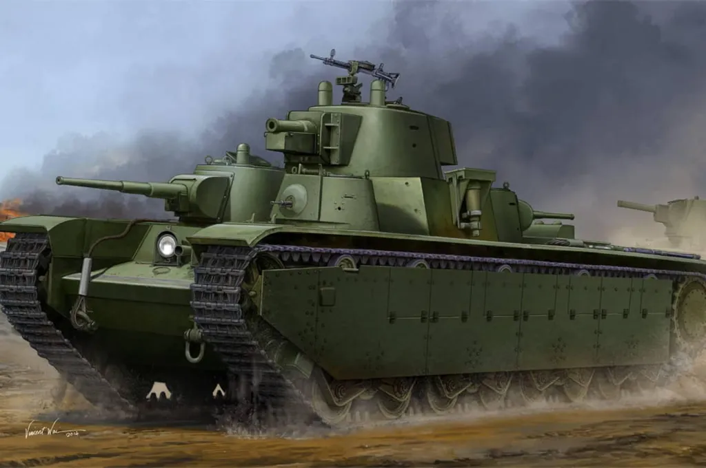 Maquette à monter Char Lourd T-35 Soviétique Hobby Boss 83844 1/35