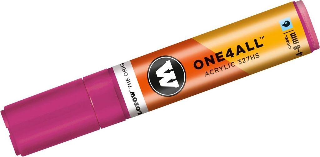 Permanentmarker ONE4ALL 327 HS nachfüllbar 4-8 mm magenta Packung mit 6 Stück