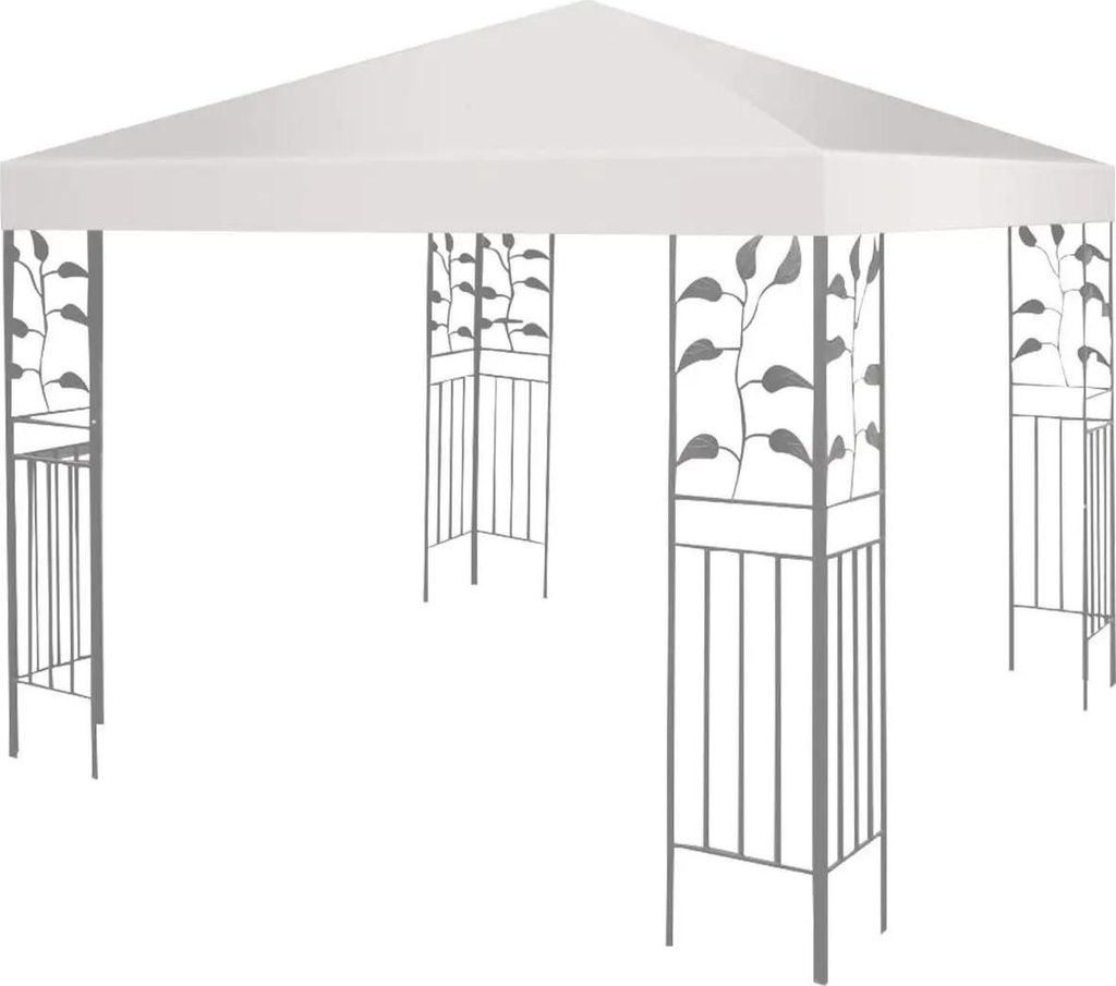 Sonnensegel - Abdeckplane - 3 x 3 m - Polyester - Ohne Beschichtung - Manuell - Dunkelkhaki
