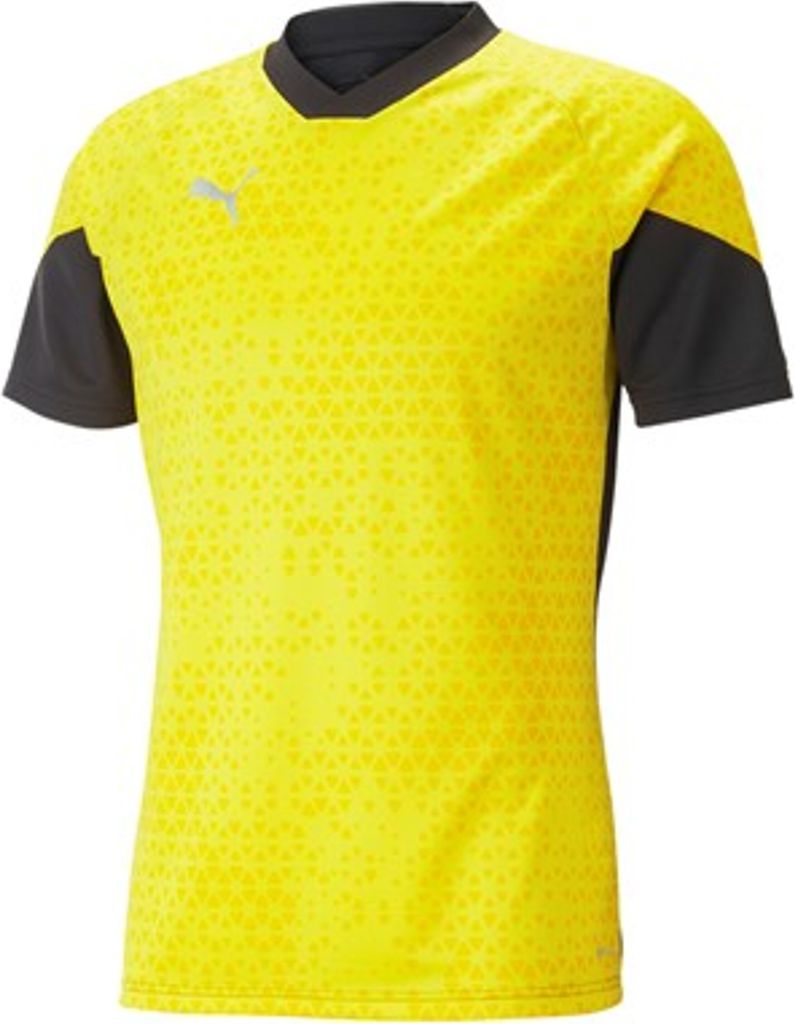 Puma Team Cup T-Shirt Herren - Gelb / Schwarz