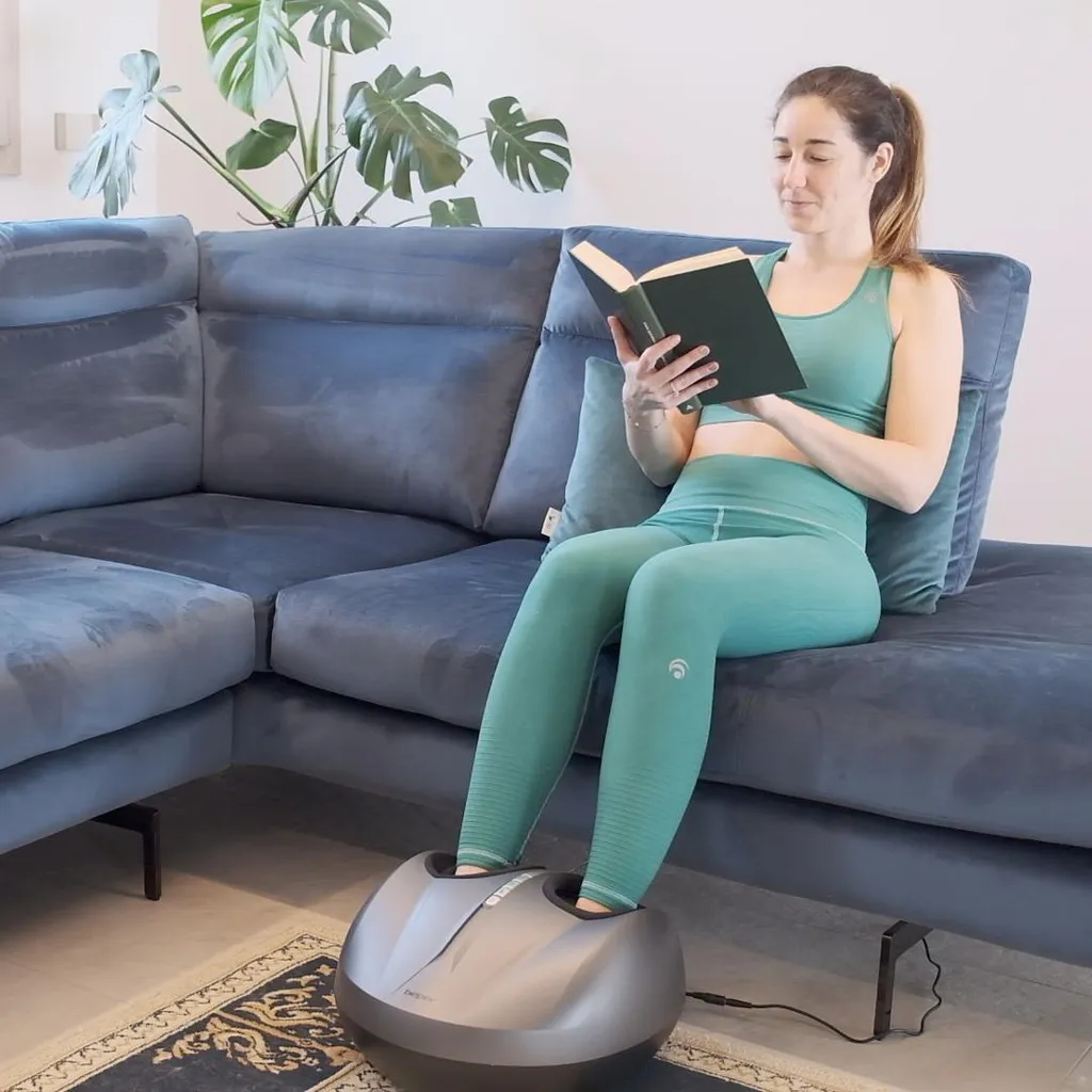 Masseur de pieds chauffant électrique avec 3 programmes de relaxation - 7
