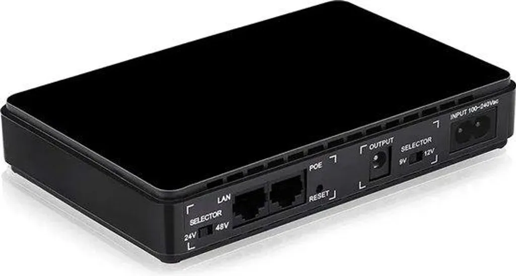 Batterie de Secours pour Routeur et Modem avec POE Gigabit 24V/48V