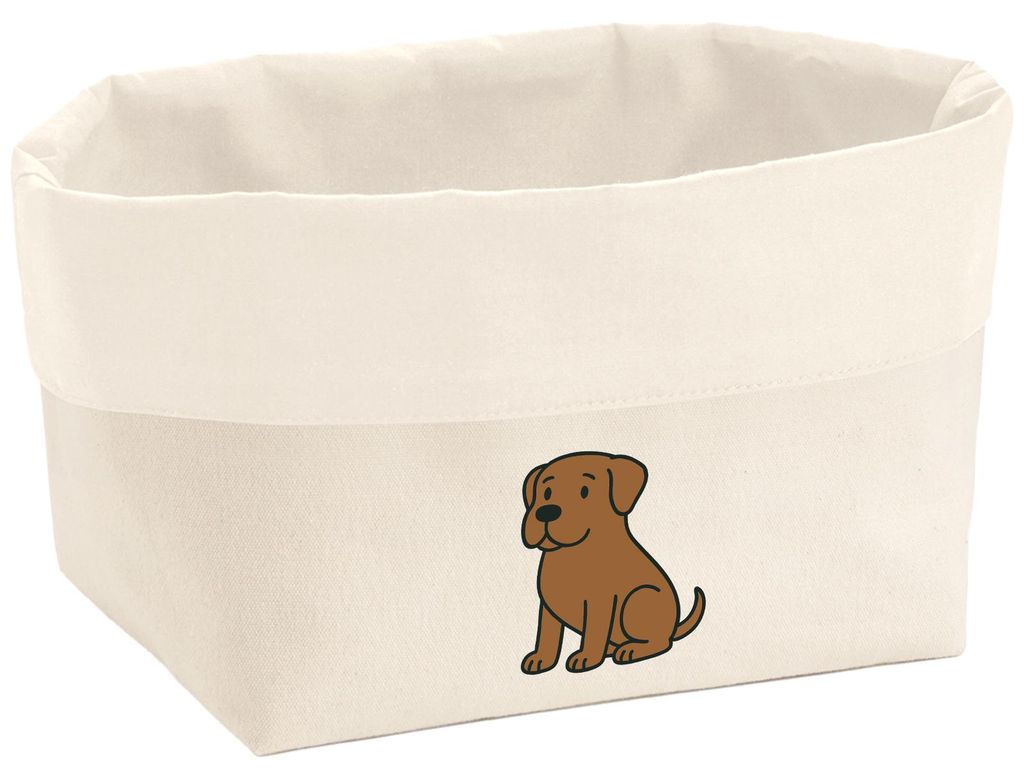 Huuraa Organizer Boerboel Comic Boeri 3 Liter Medium Canvas Baumwolle Utensilo Geschenkidee