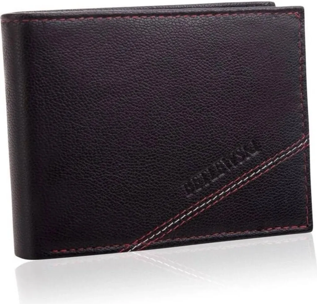 Portefeuille Betlewski BPMSZ61 élégant cuir souple à plusieurs volets