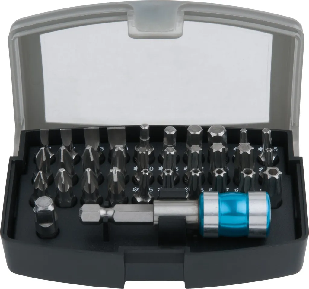Kit d'embouts de vissage inox 32 pcs KS TOOLS pour montage extérieur et marin