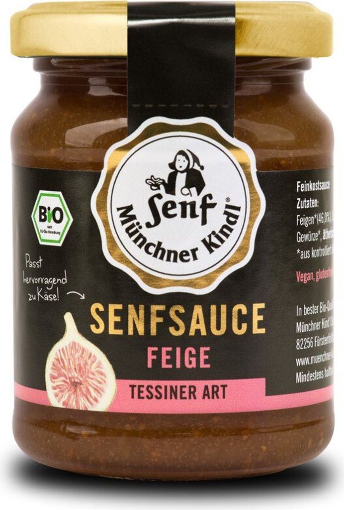 Sauce à la moutarde - Figue 125ml Image du produit 