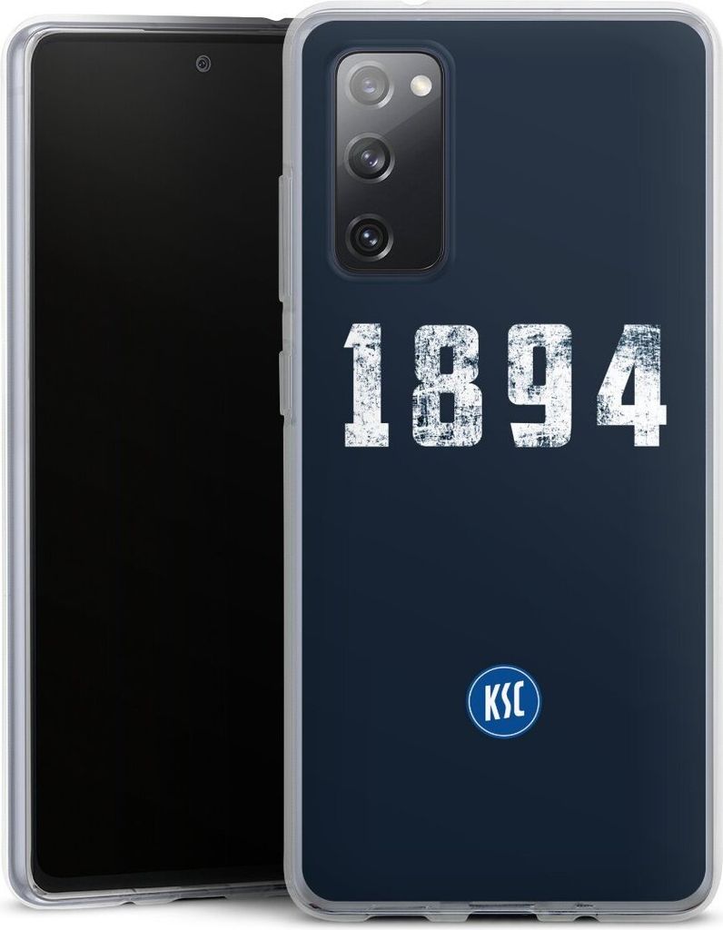 DeinDesign Handyhülle für Samsung Galaxy S20 FE 5G Silikon Hülle Case Smartphone Schutzhülle Bundesliga KSC Karlsruher SC