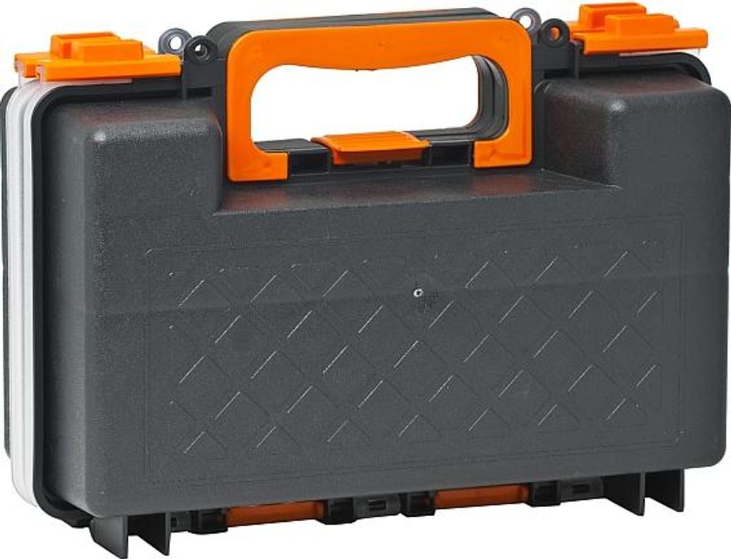 Professionelle Doppelsortierbox / Organizer-Tasche – 16 Fächer mit festen und unterteilten Taschen – Zweiseitiges Design mit Schiebeverschluss...