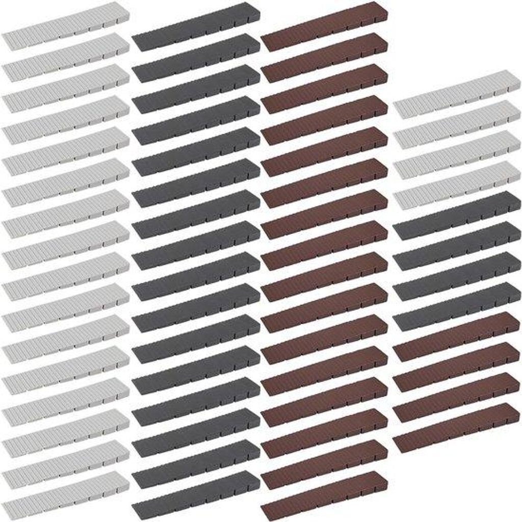 Meubelanker met geïntegreerde breekpunten voor meubels, tafels, stoelen, kasten, 60 stuks, zwart-wit- bruin