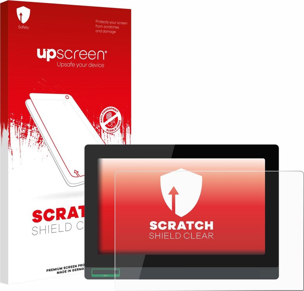 upscreen Schutzfolie für Schneider-electric HMIDT952 Displayschutz Displayschutzfolie Folie Klar Transparent